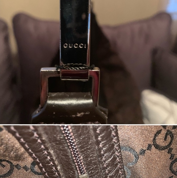 AVAILABLE Gucci GG Nylon Extra Large Travel Hobo - Picture 3 of 5